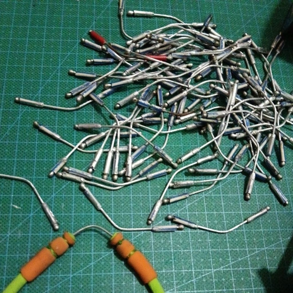 Mainan Kabell Baja siap pakai 1 set isi 3 pcs untuk olahraga Ketapel ikan TERBAIK ANTI PLINTIR