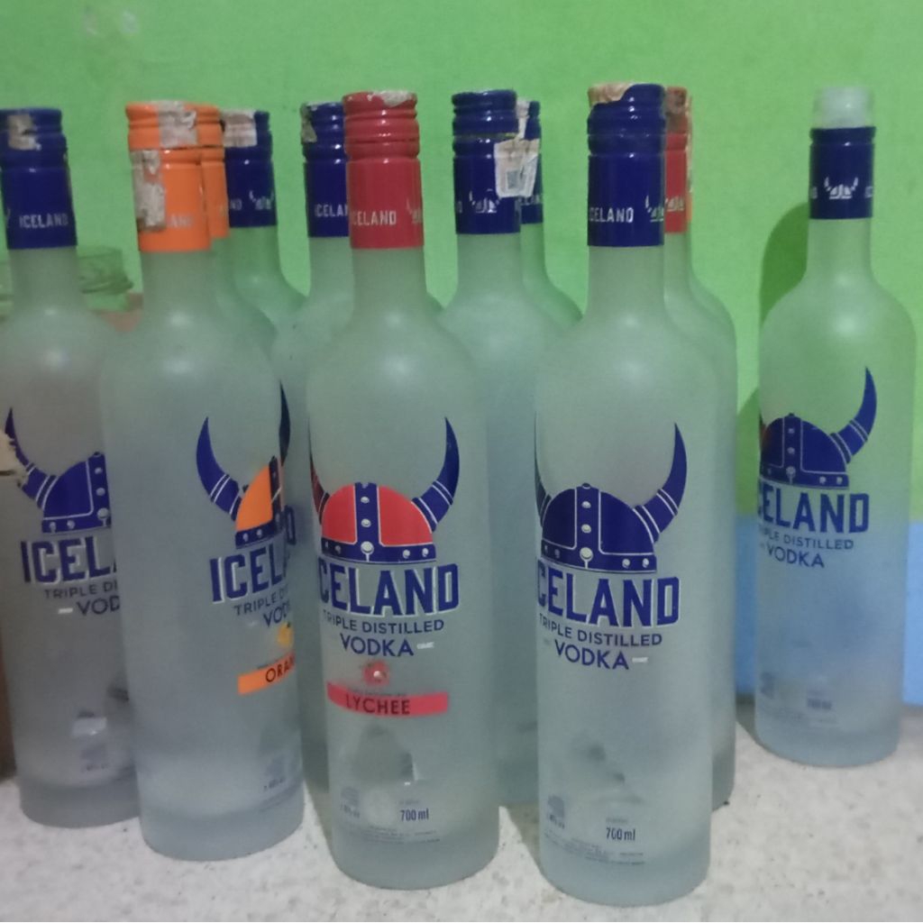 botol 700ml Iceland kosong botol kaca