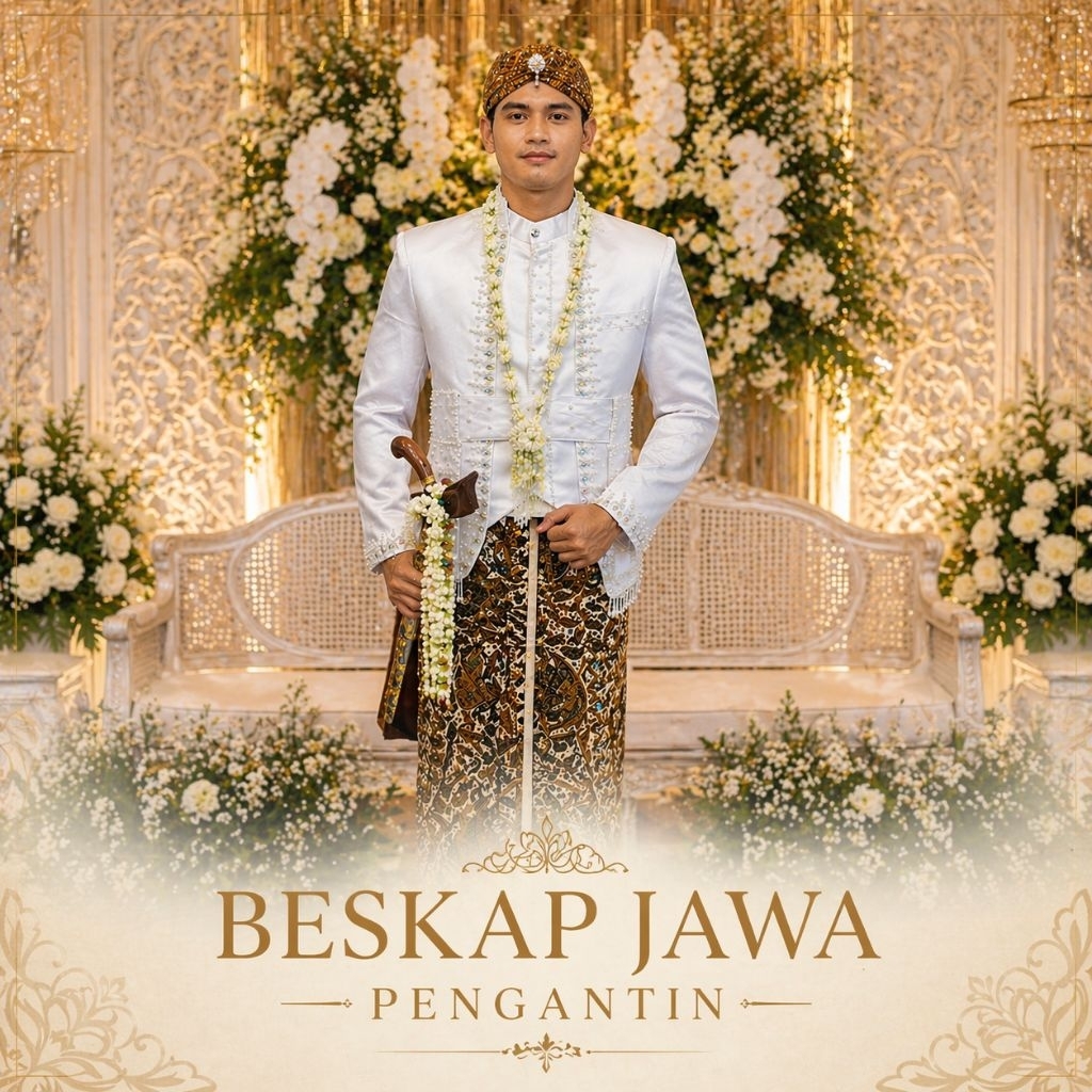 Beskap Pengantin Jawa | Beskap Pria Model Jawa | Baju Pengantin Tradisional