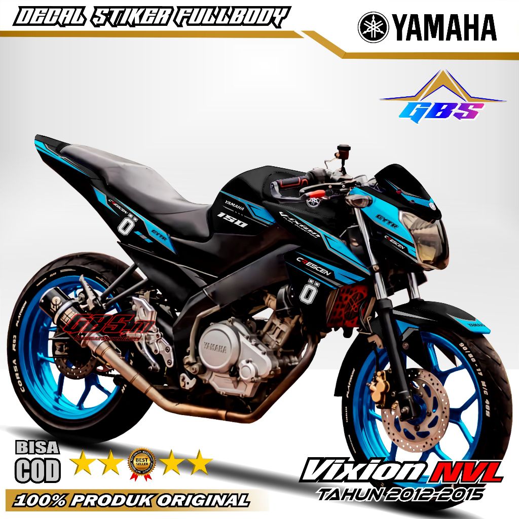 Decal Vixion New 2012-2015 Stiker Decal Motor Vixion Nvl Fullbody Stiker Fullbody Decal Fullbody