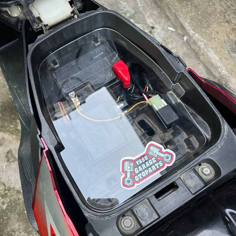 Tutup Aki Beat Karbu Akrilik Transparan Smoke | Cover Aki Honda Beat Karbu | Variasi Beat