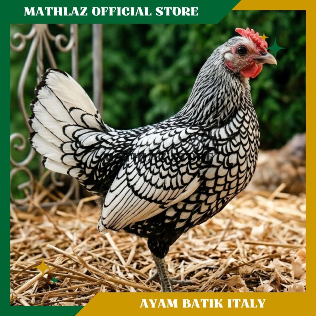 Remaja Ayam Batik Italy Usia 1–4 Bulan | Ayam Hias Batik Itali & Batik Kanada Berkualitas