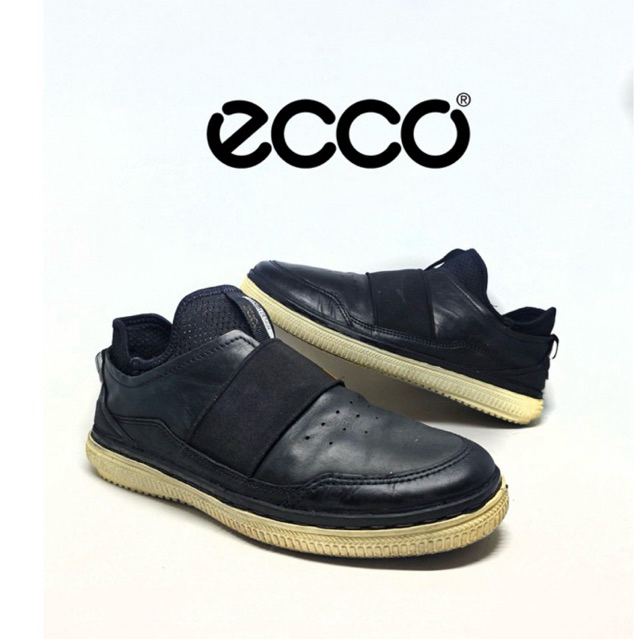 Size 40 | ECCO Slip on Danish design kulit mewah sepatu kasual pria wanita