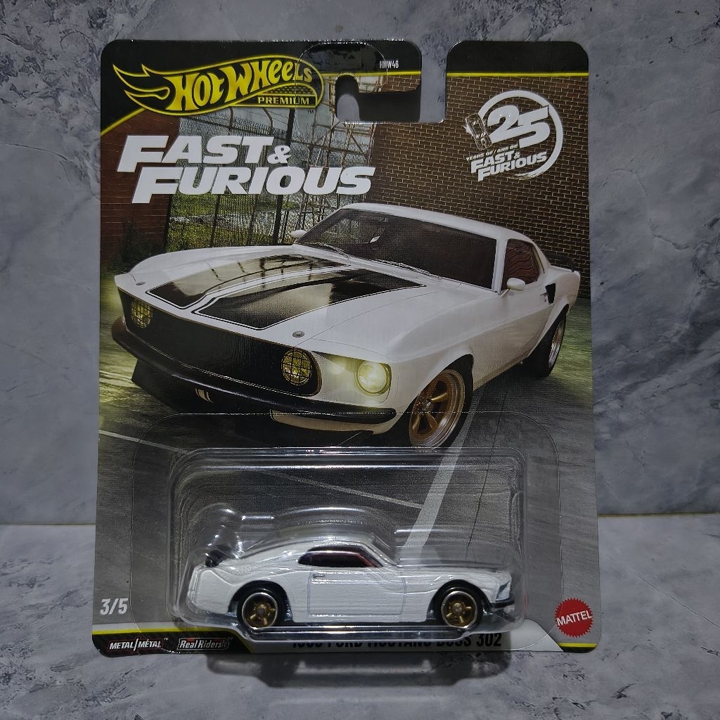 Hot Wheels Fast & Furious 25th Anniversary 1969 Ford Mustang Boss 302