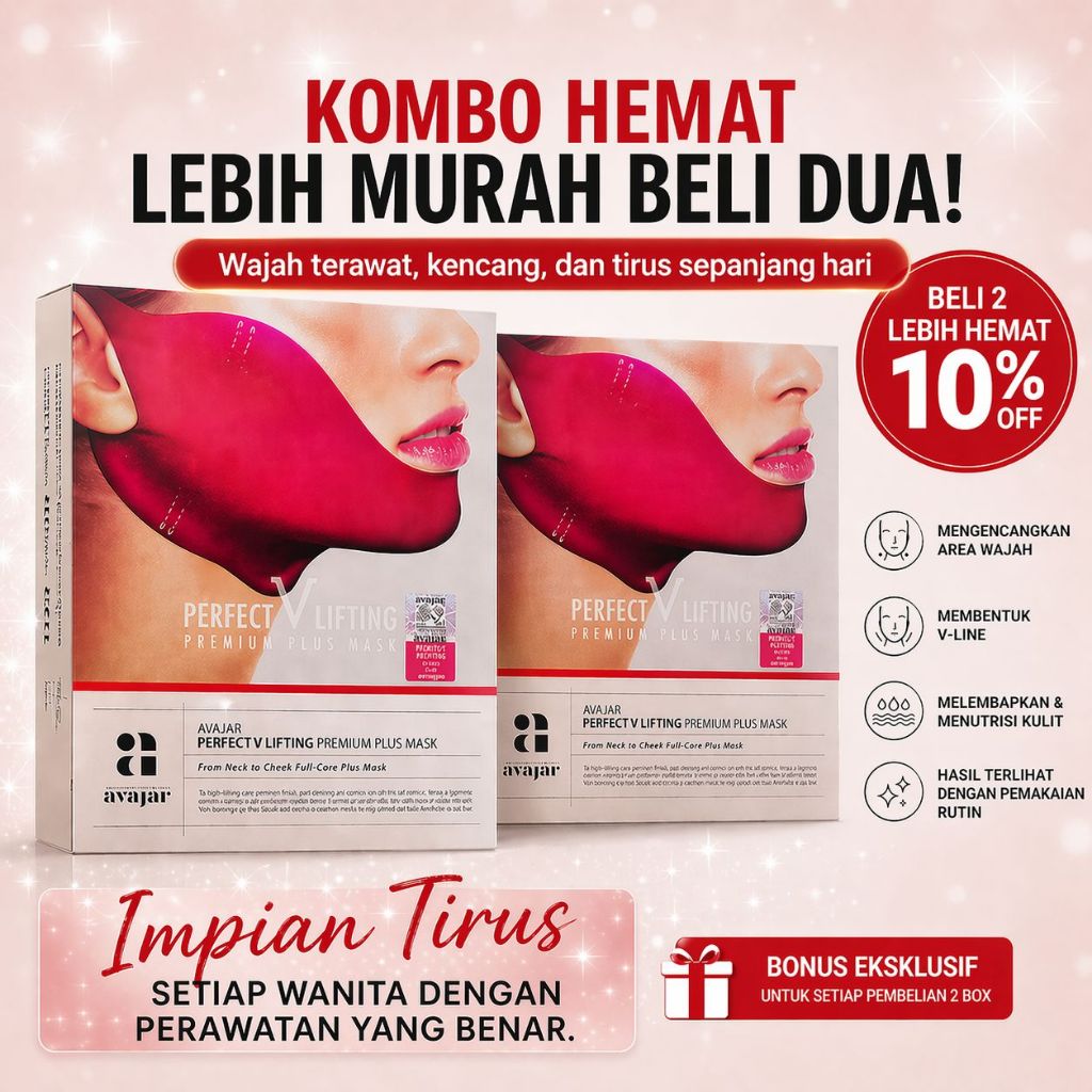 Perfect V Lifting Premium Mask – Masker Pengangkat Wajah V-Line, Anti Double Chin, Kencangkan Kulit 