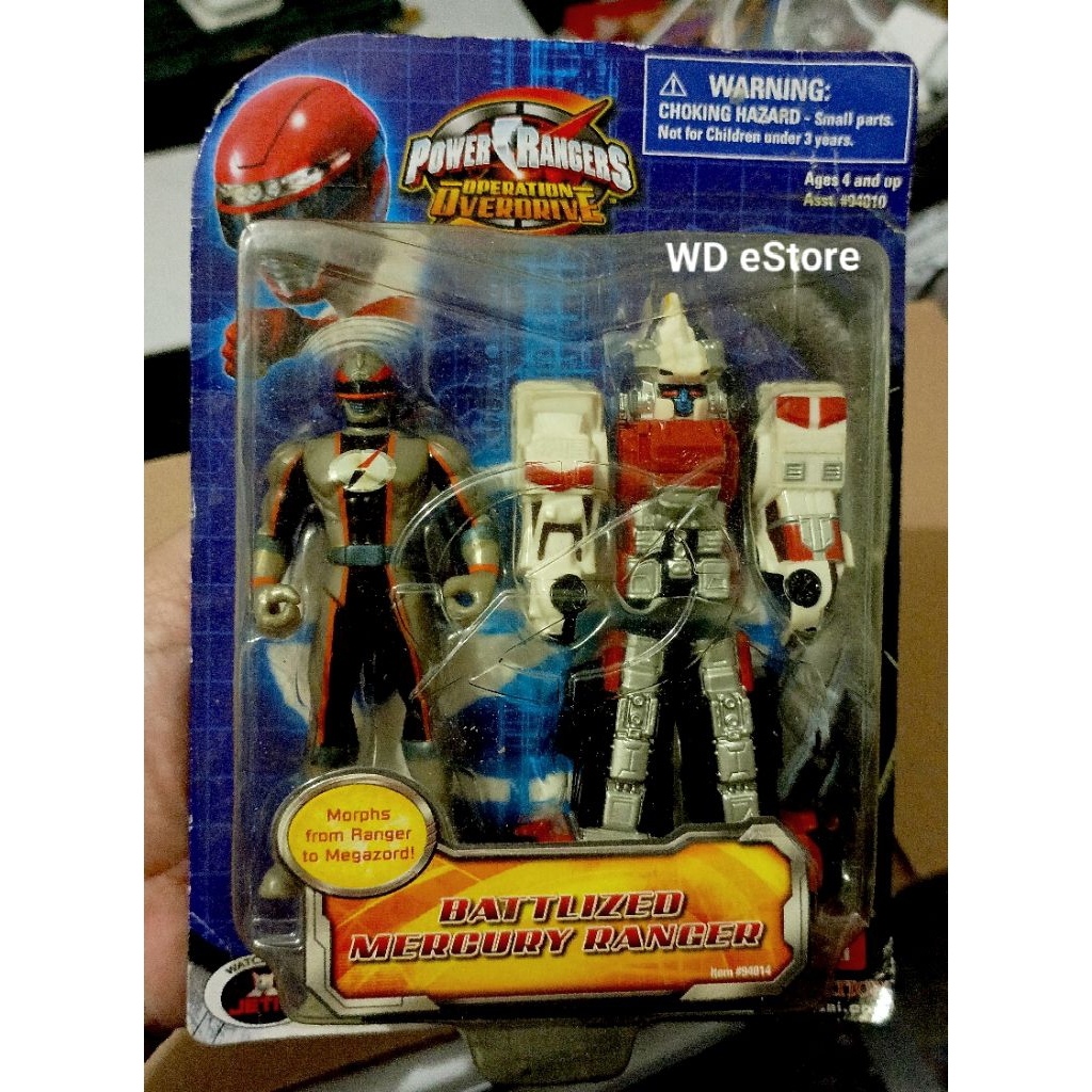 Figure Bandai Power Rangers Operation Overdrive, Battlized Mercury Ranger