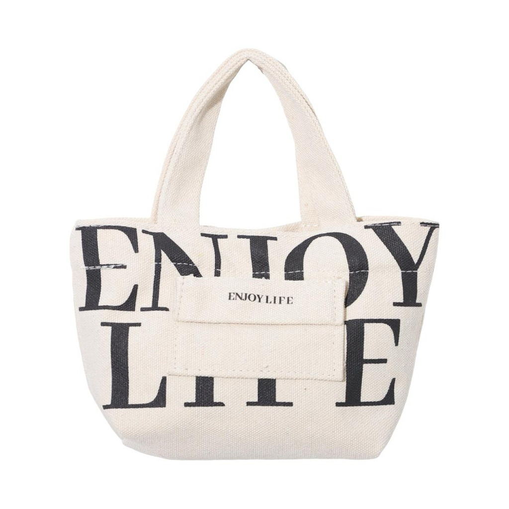 Tas Kanvas MINISO Alphabet Canvas Bag Tas MINISO Crossbody Bag Tas Selempang MINISO