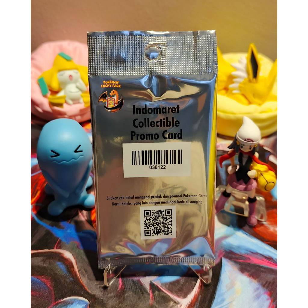 Booster Pack Promo Indomart Kartu TCG Pokemon Cards Random Hits Pikachu Piplup Weedle Snorlax Eevee 