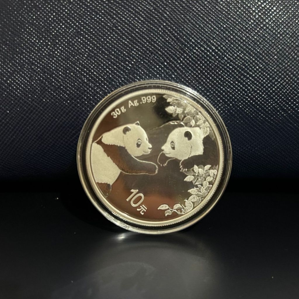 Koin Perak 1 oz Panda 999