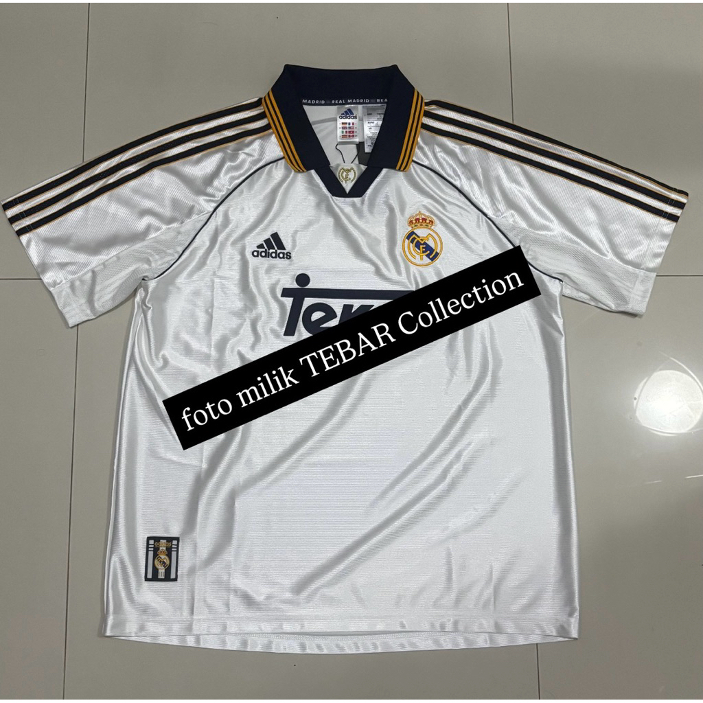 JERSEY ADIDAS REAL MADRID RETRO REISSUE 1999/2000 BNWT - XL