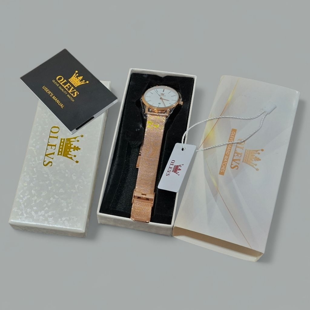 Jam Tangan Wanita Merk Olevs Original