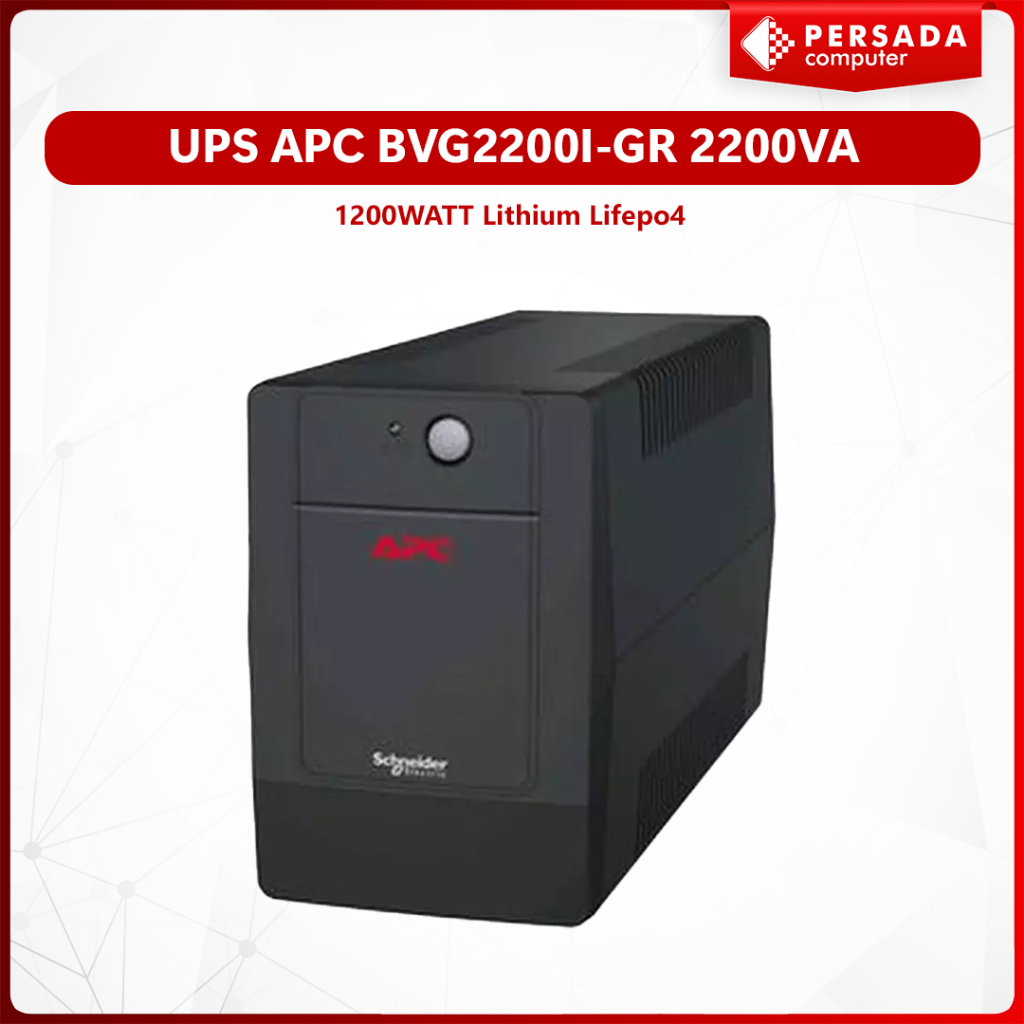 UPS APC BVG2200I-GR 2200VA 1200WATT Lithium Lifepo4