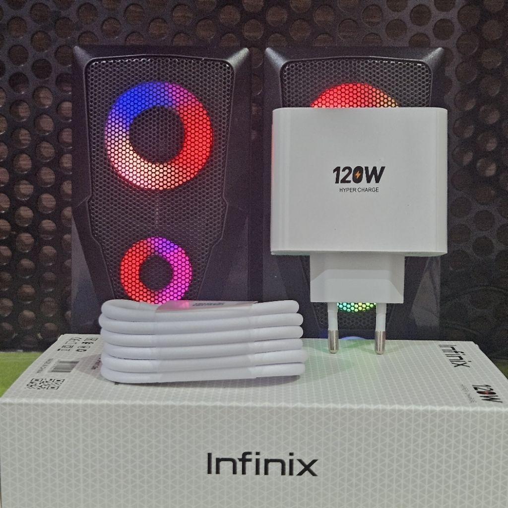 Charger INFINIX 120 Watt HYPER CHARGE TYPE C