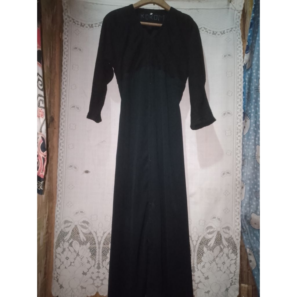 baju gamis hitam pl