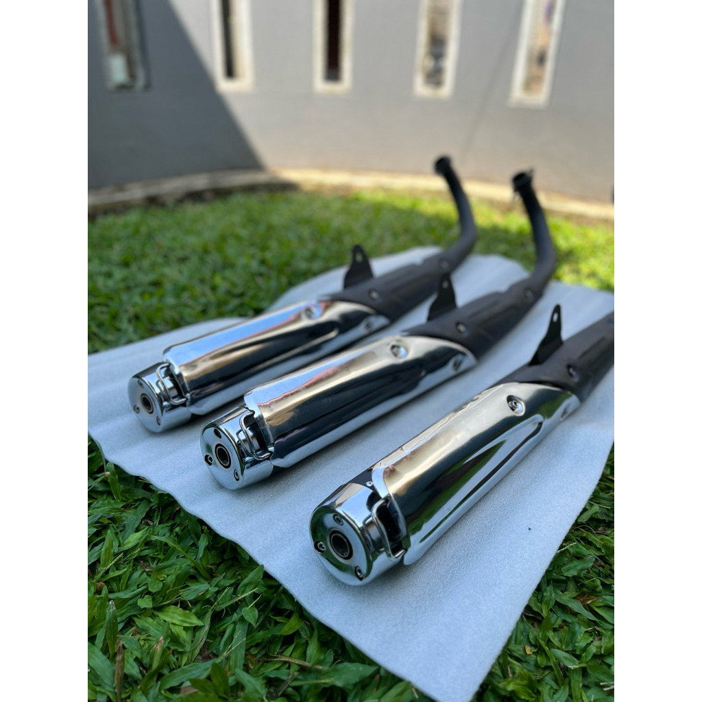 KNALPOT RX KING KNALPOT RX SPECIAL STANDAR RACING MODEL PEREDAM RX NEW ORIGINAL WRS EXHAUST