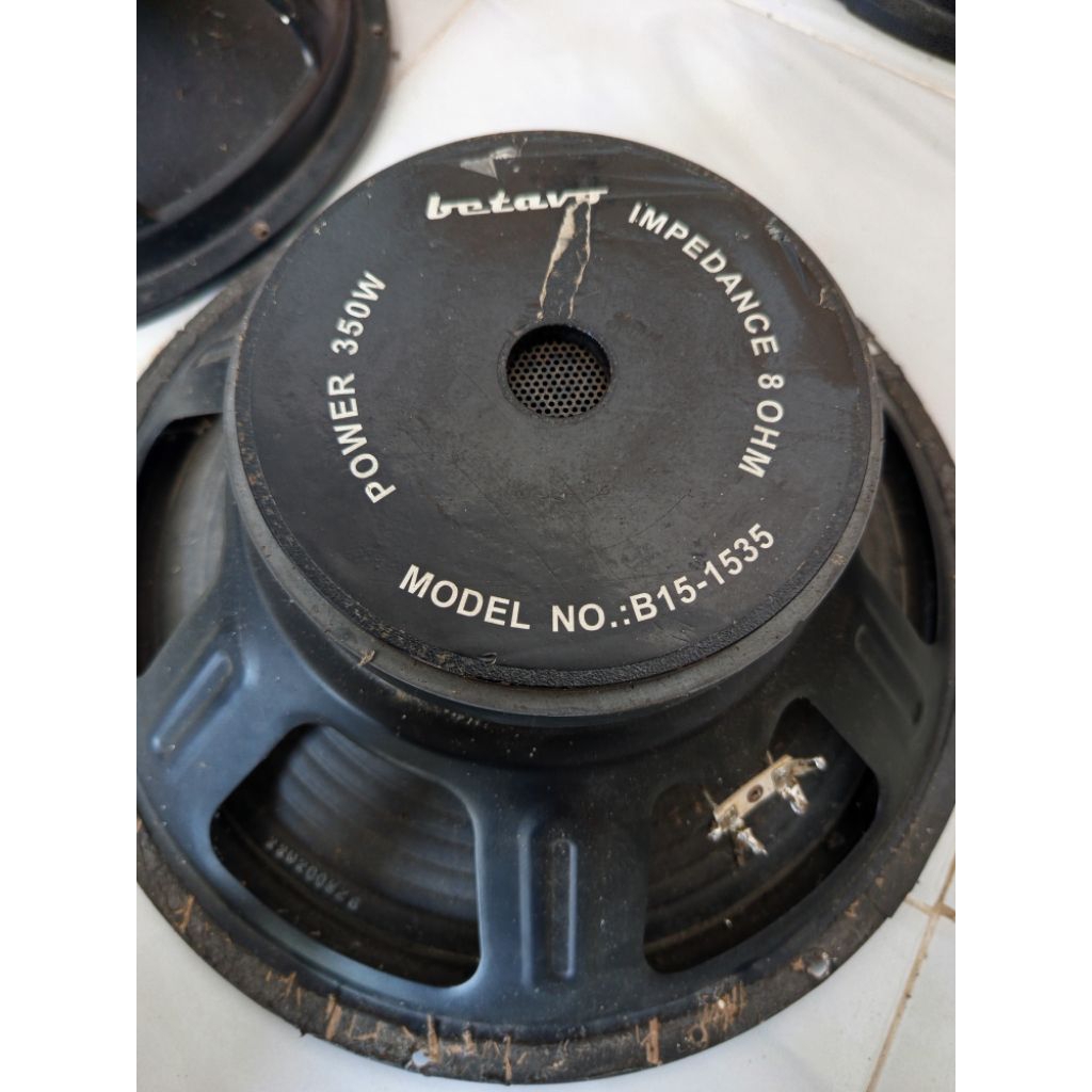Speaker Betavo 15 -1535  15 inch voice coil 3 second/bekas normal
