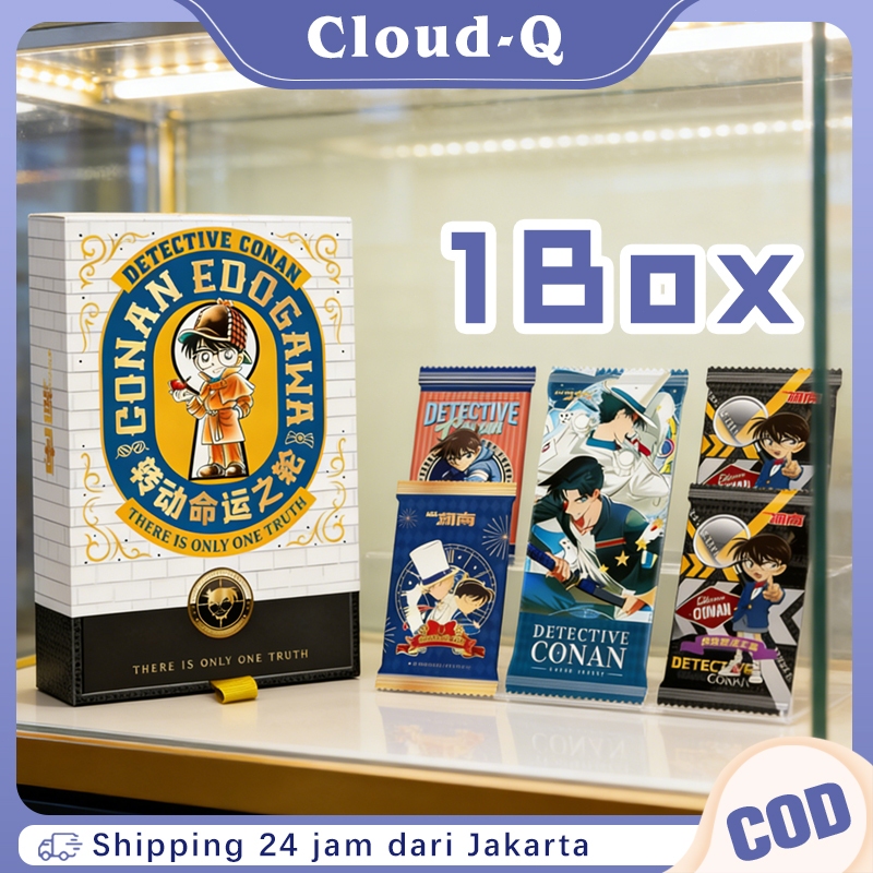 1 Box 14 Paket Kartu Card Detective Conan Card Deck / Kartu Koleksi Detective Conan