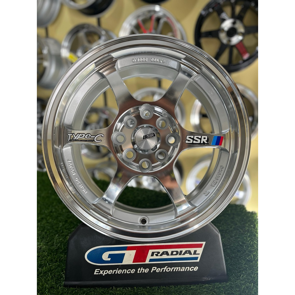 velg ssr type c R15 4x100/114 L7 et38 fullpolish