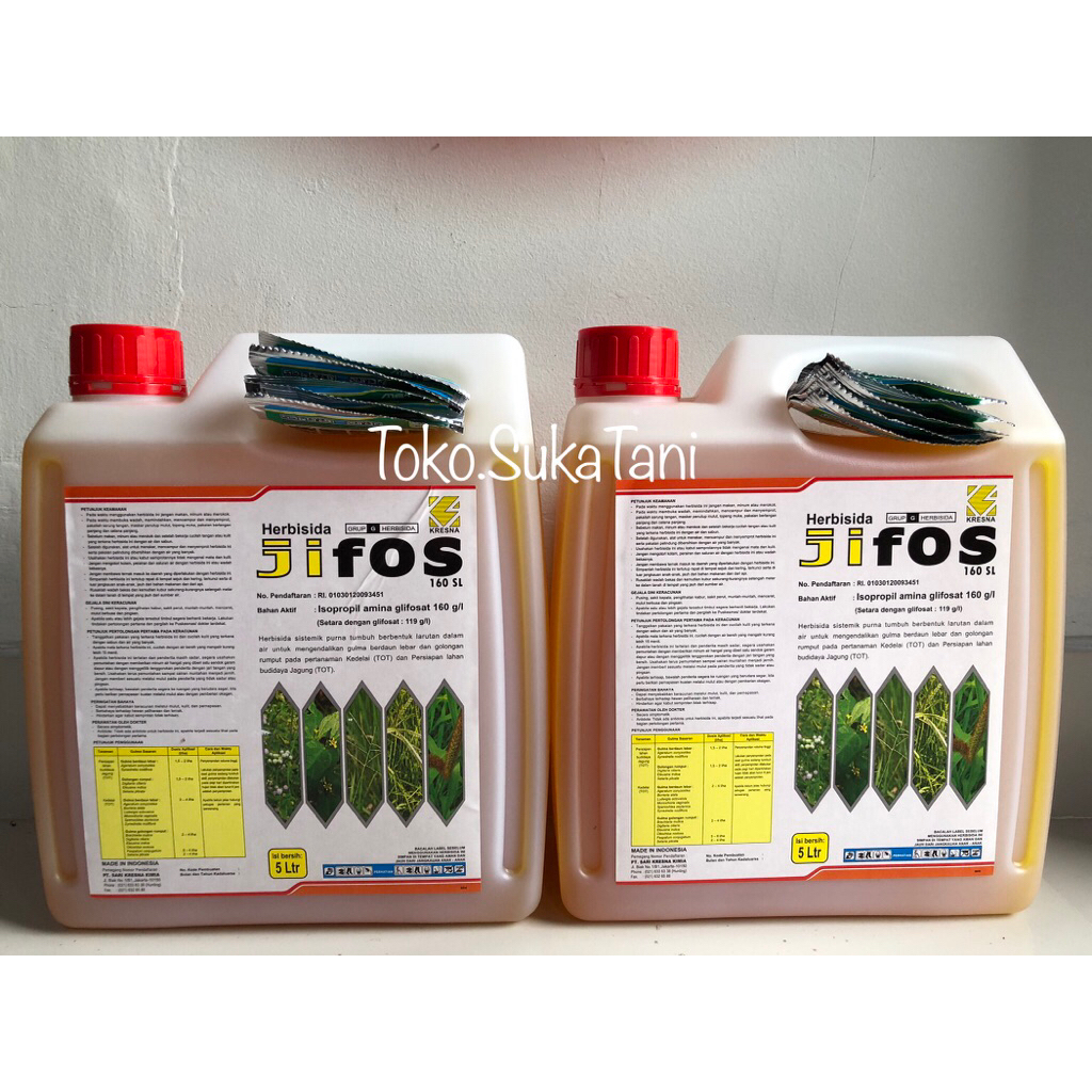 JIFOS 160 SL 5 Liter HERBISIDA SISTEMIK