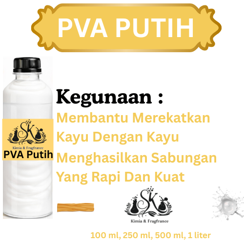 Lem PVA Putih / Lem Kayu Serbaguna / Lem Putih Kertas, Kayu, Kerajinan