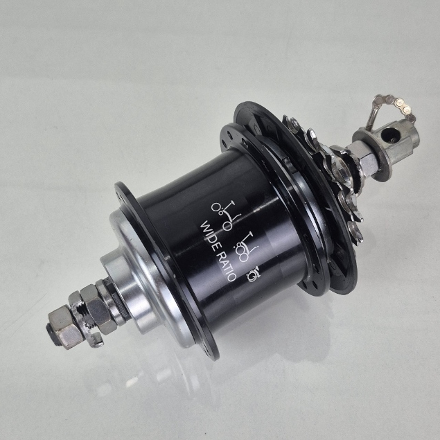 Hub Belakang Brompton Sturmey Archer Wide Ratio 6 speed 3 gear internal 2 gear external BEKAS