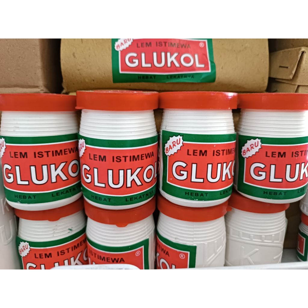 Lem Glukol Kecil, Sedang, dan Besar