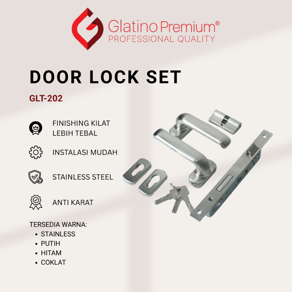 GLATINO GLT-202 Elan Series Set Kunci Pintu