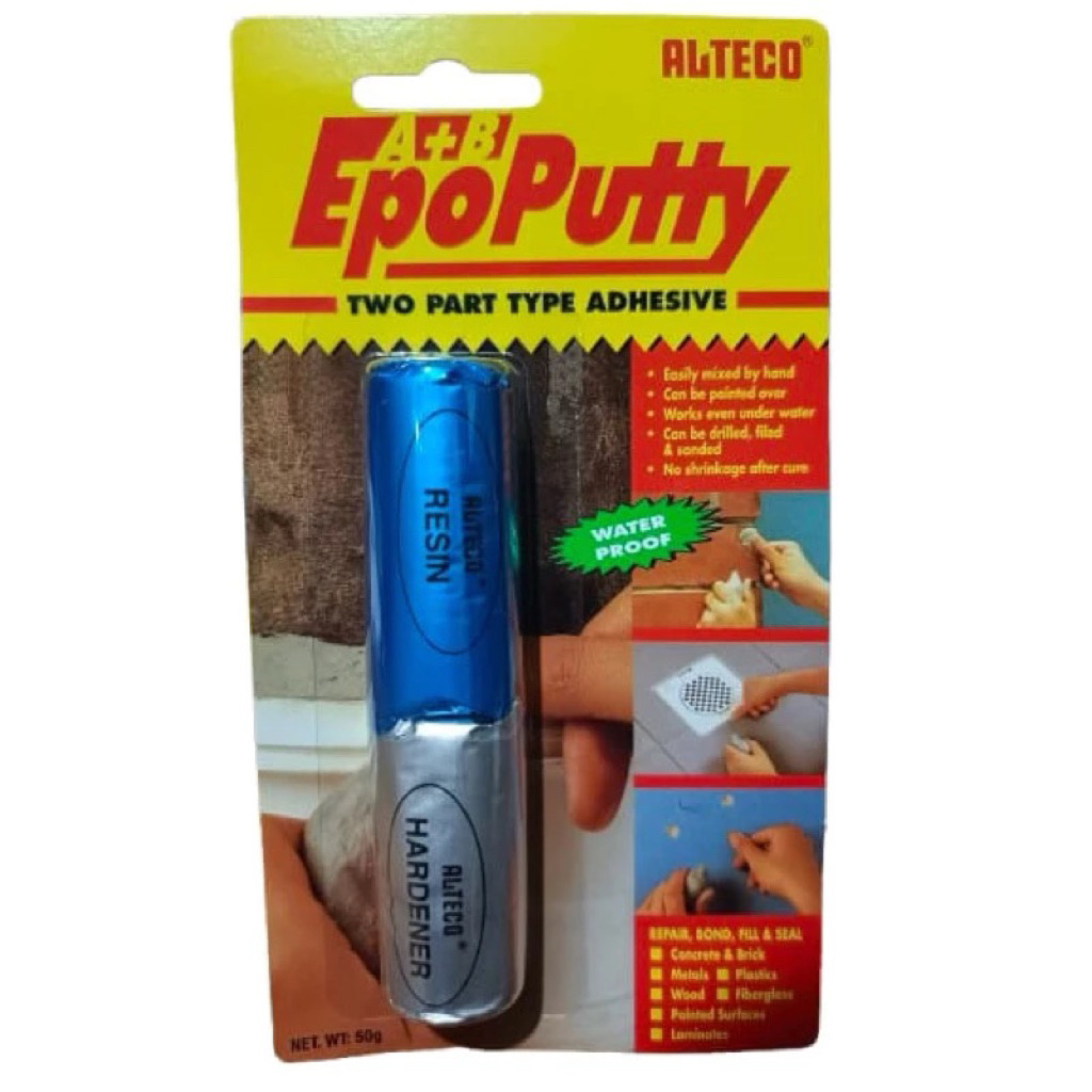 LEM ALTECO LEM EPO PUTTY LEM BESI TAHAN PANAS LEM BESI SUPER KUAT TAHAN PANAS