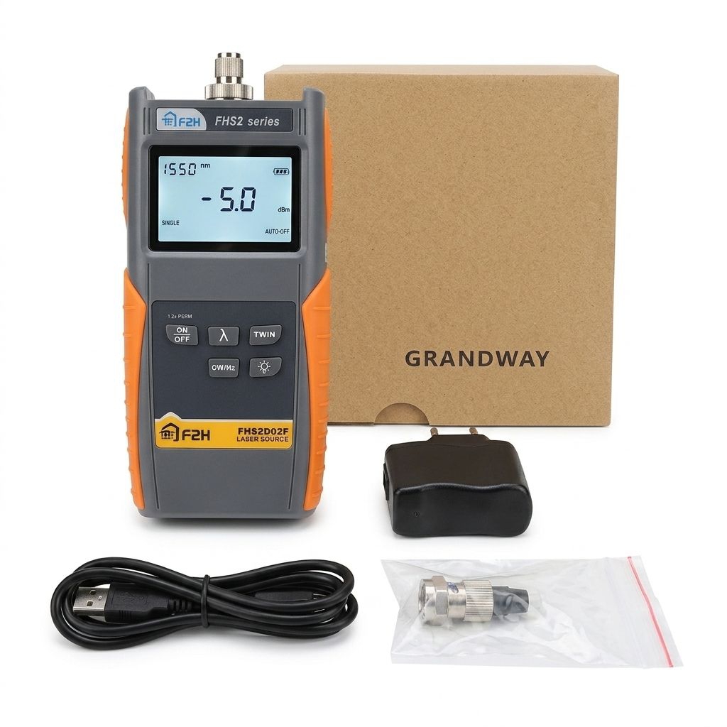 OLS grandway F2H  FHS2DO2F / Grandway F2H FHS2D02F Optical Laser Source Dual Wavelength 1310/1550nm