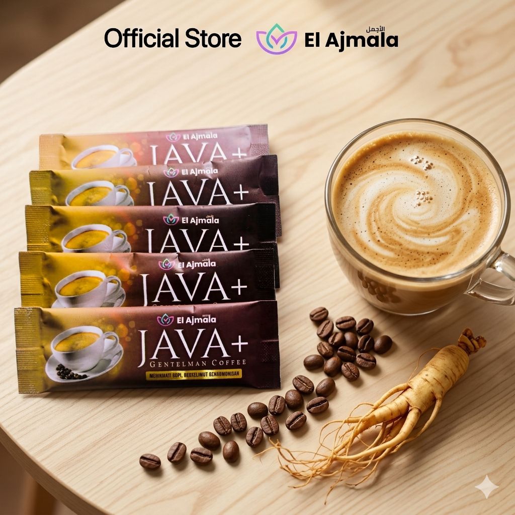 Kopi Java Plus Kopi JAVA+ 5 SASET Kopi Ginseng