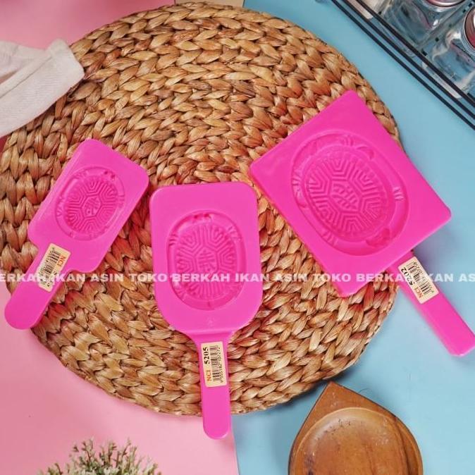 Cetakan Kue Angku Ang Ku Kueh / Cetak Angkueh BULAT Import Daun Imlek / Cetakan Mooncake Kue Bulan I