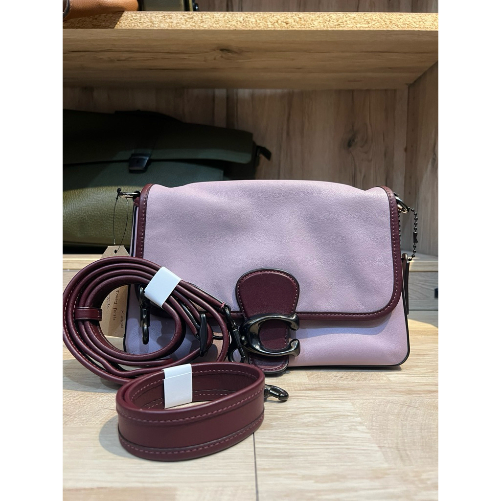 TAS COACH SOFT TABBY SHOULDER BAG PURPLE