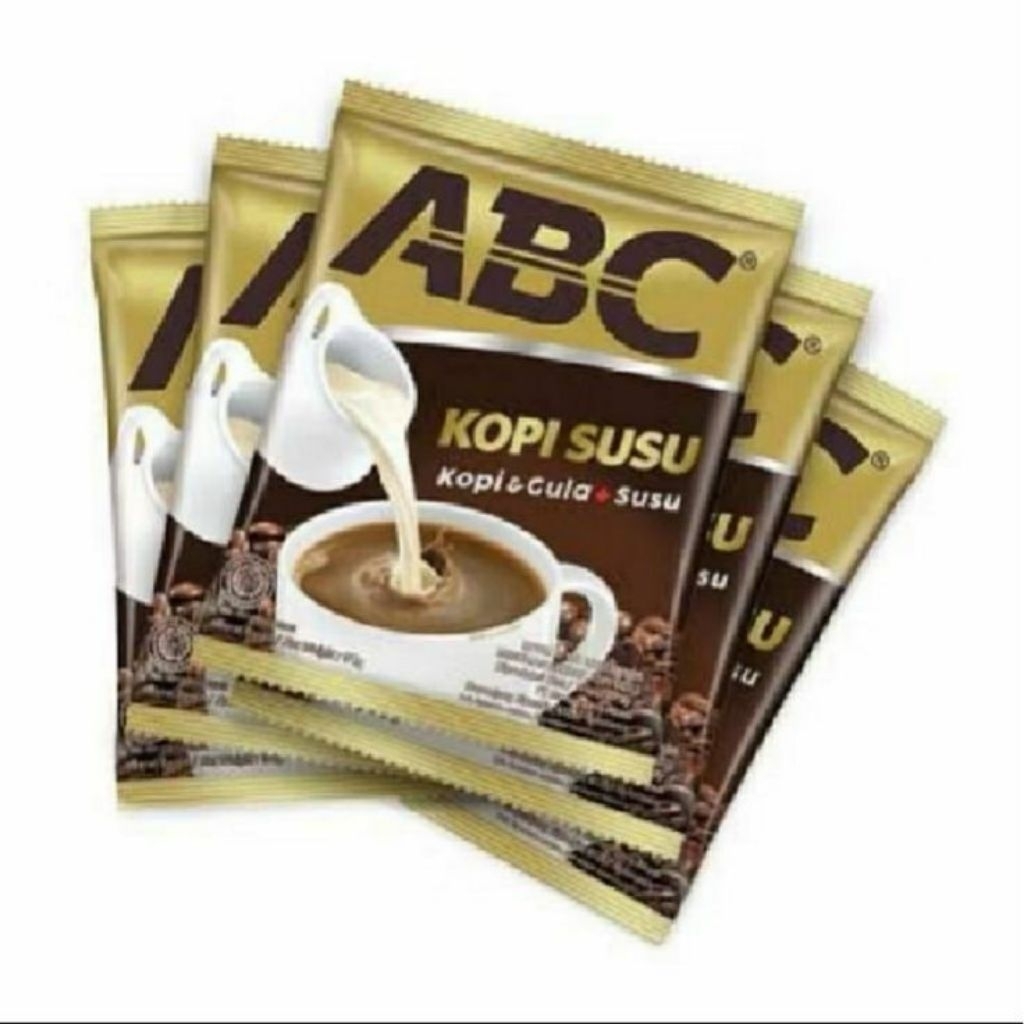 Kopi Susu ABC 1 Dus isi 12 renceng - Gula Aren, Aroma Khas, Nikmat