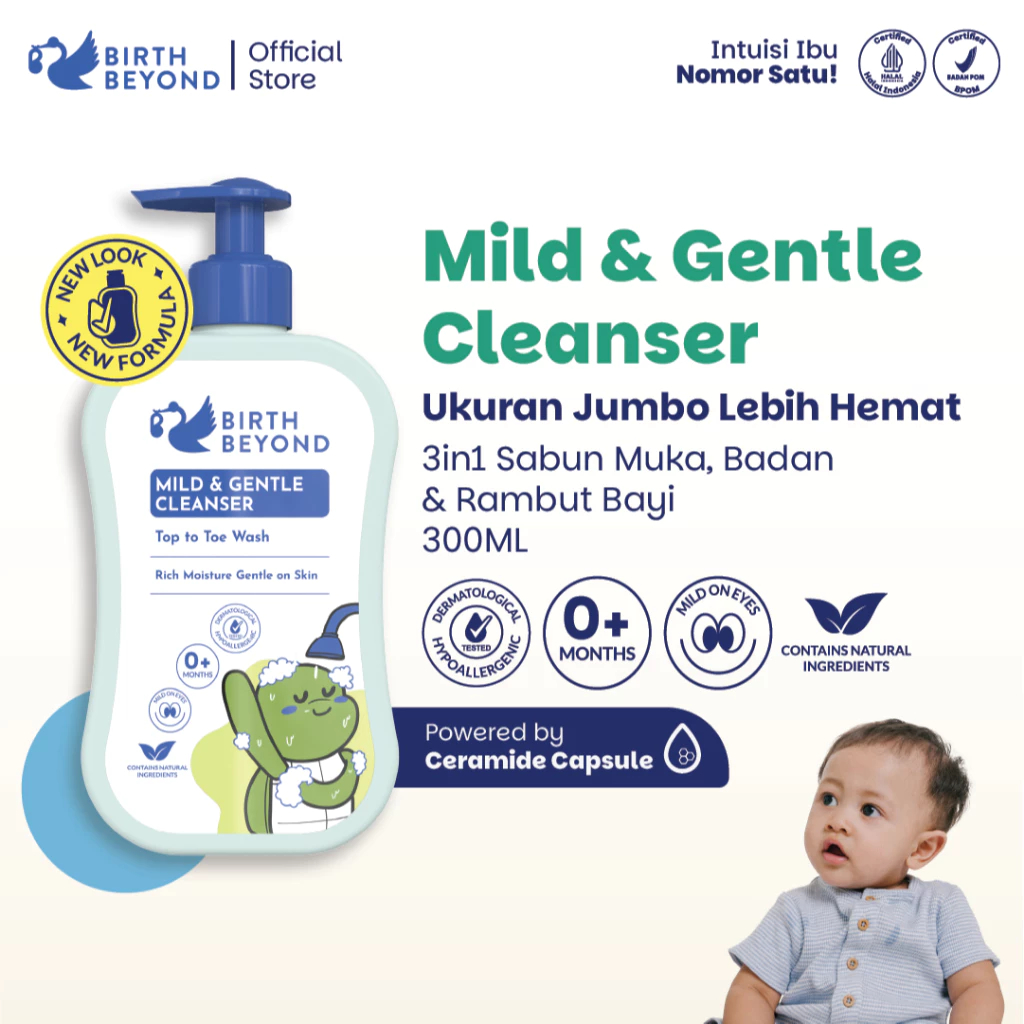 Birth Beyond - Mild & Gentle Cleanser Top to Toe Wash