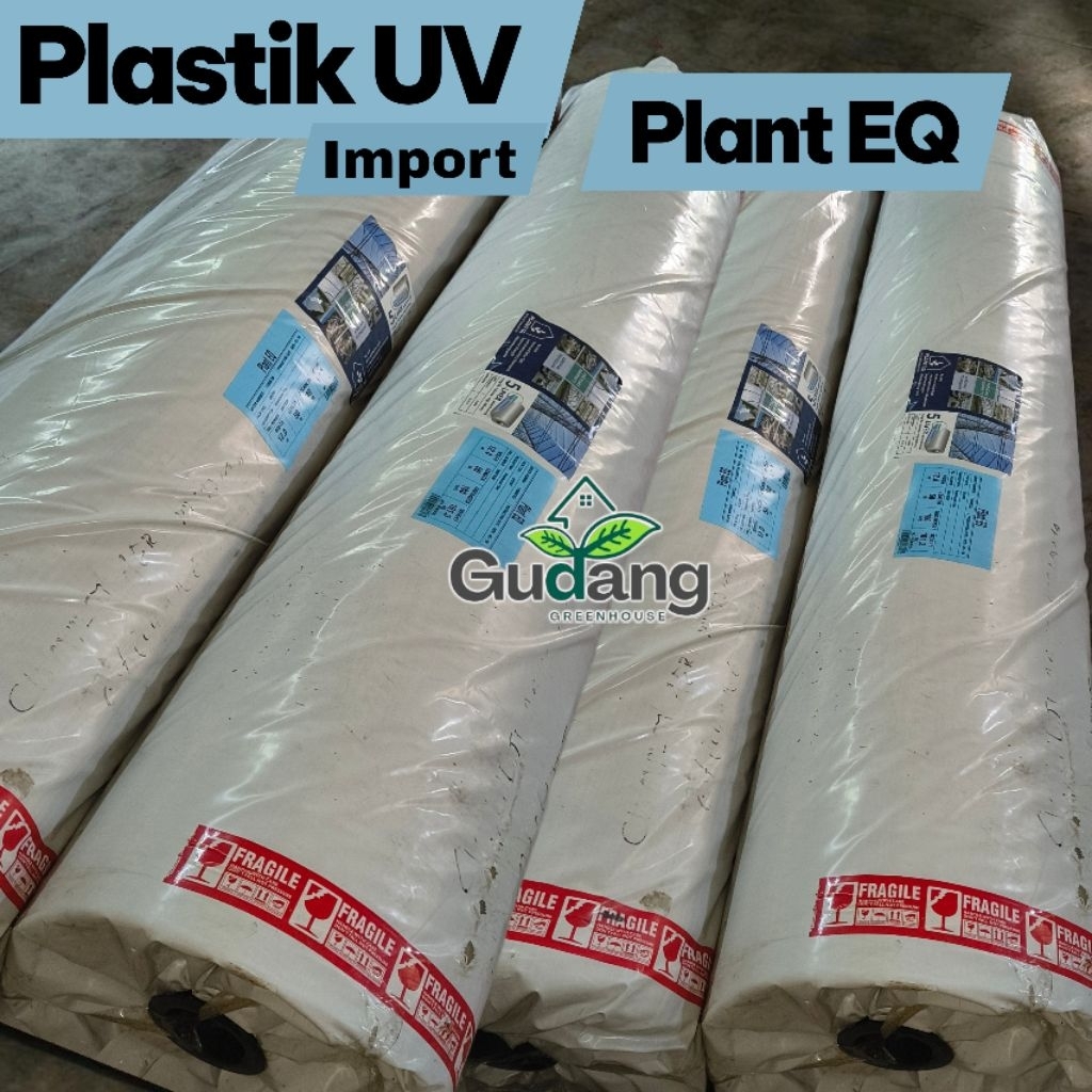 Plastik UV Lebar 12 Meter Panjang 50 Meter Untuk Atap Greenhouse Import Merk Plant EQ