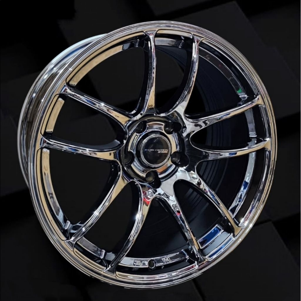 velg WORK CRKAI r18 lebar 9 pcd 5x114,3 et 25 velg mobil ring 18 pnp mobil r18 reborn venturer zenix