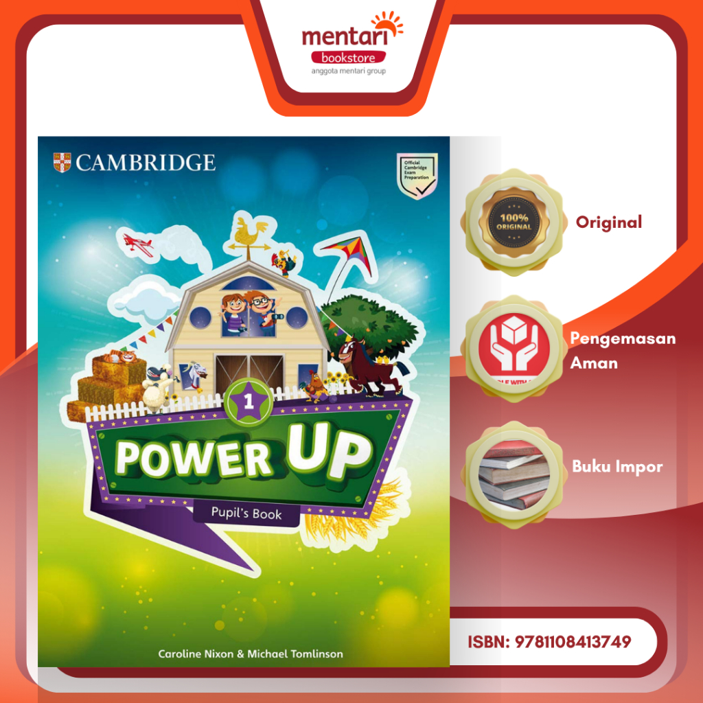 Mentari Bookstore Cambridge Elt - Power Up Pupils & Activity  book | Buku Pelajaran Bahasa Inggris L