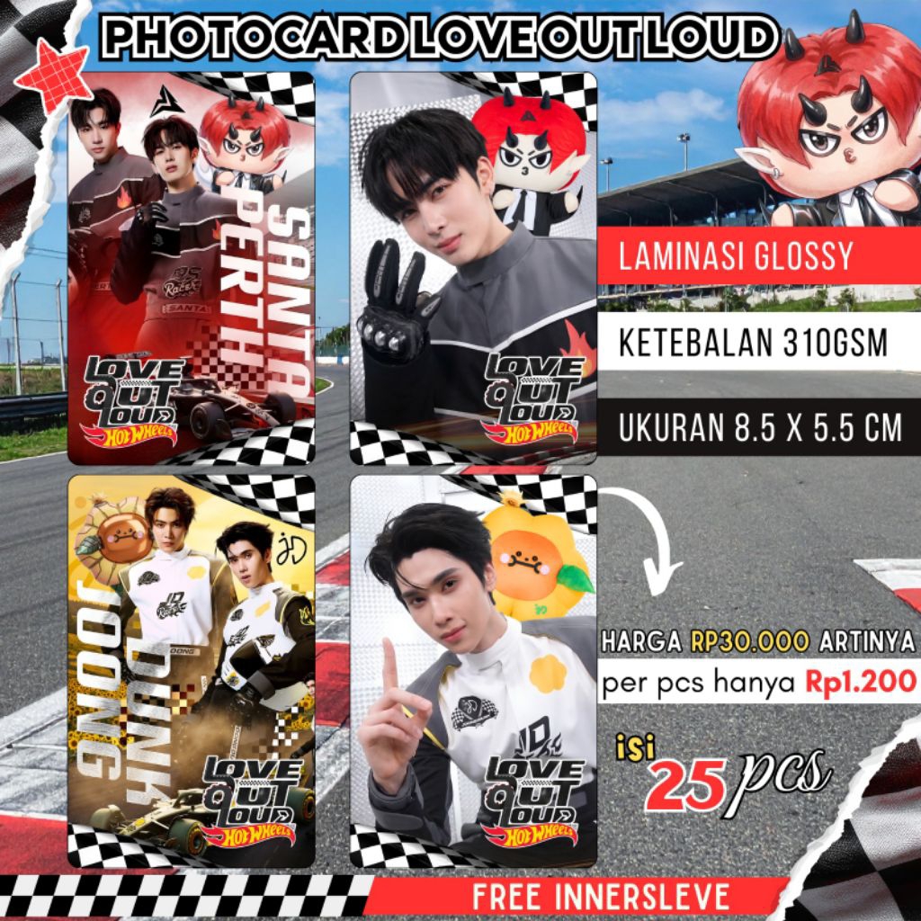 25 PHOTOCARD LOVE OUT LOUD (LOL) / KUALITAS PREMIUM