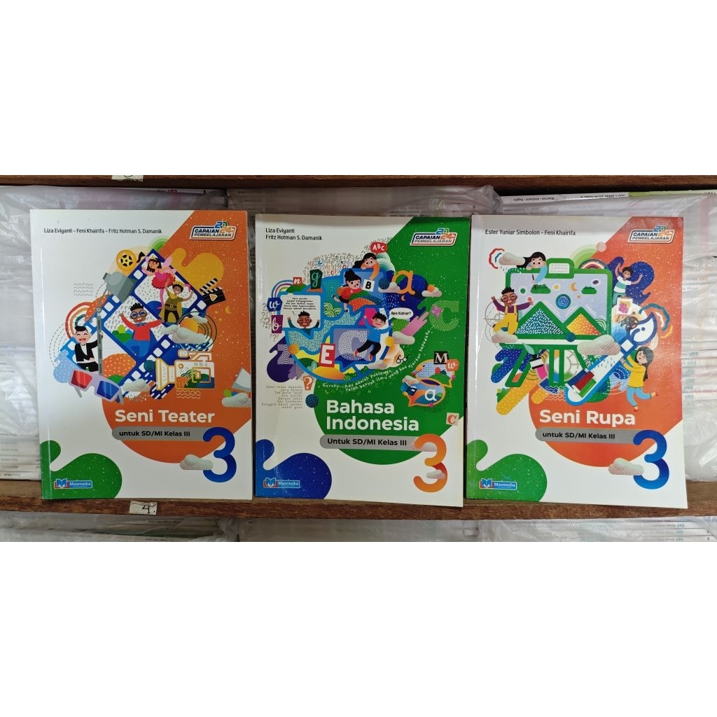 Buku pelajaran masmedia SD kelas3 kurikulum merdeka (bks)