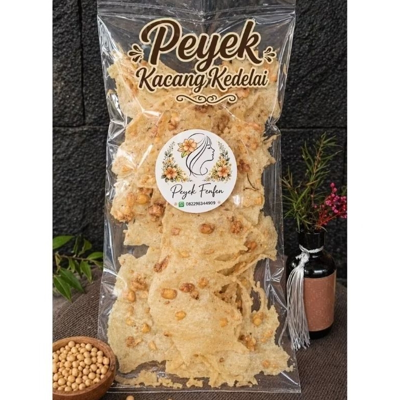 Peyek Kacang Kedelai/ Rempeyek Kacang Kedelai/ Snack/ Cemilan/ Makanan Ringan