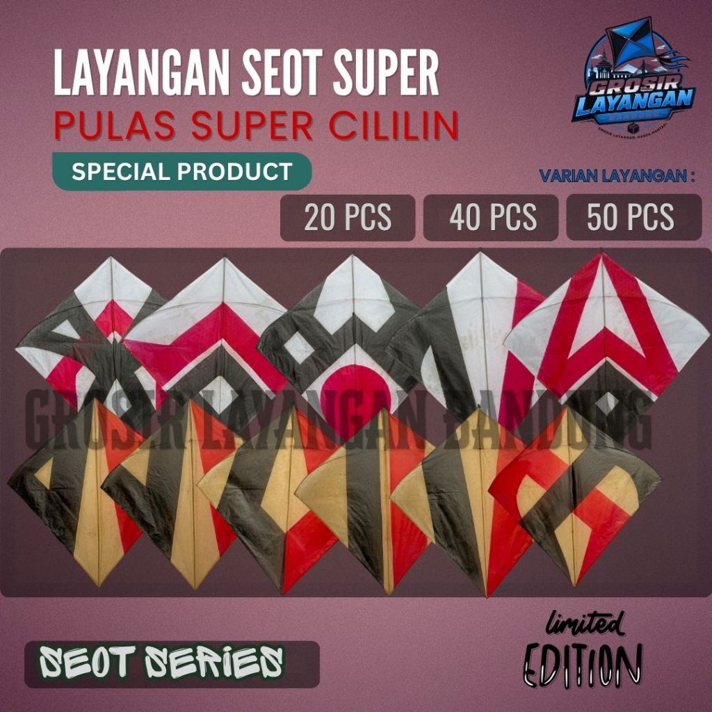 Layangan seot sp (super) kertas tisu
