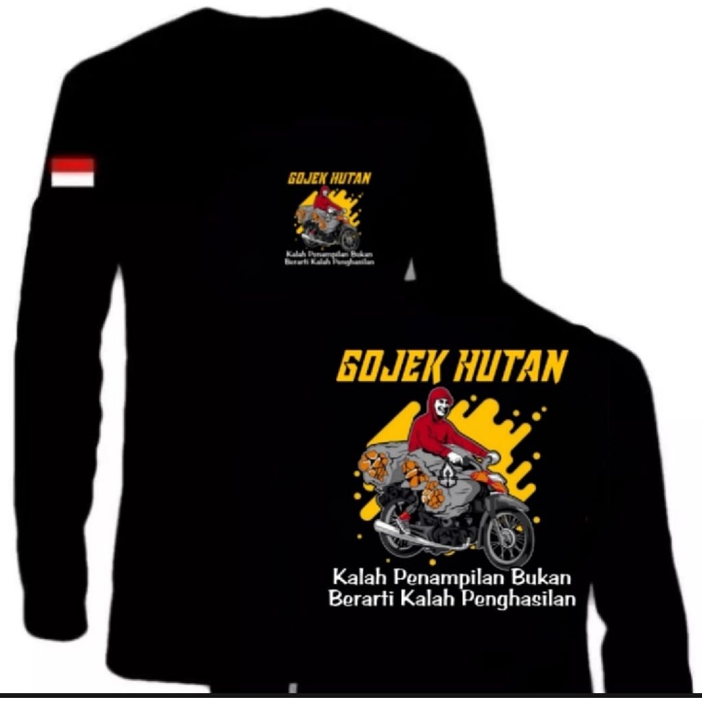 KAOS LENGAN PANJANG, GOJEK HUTAN