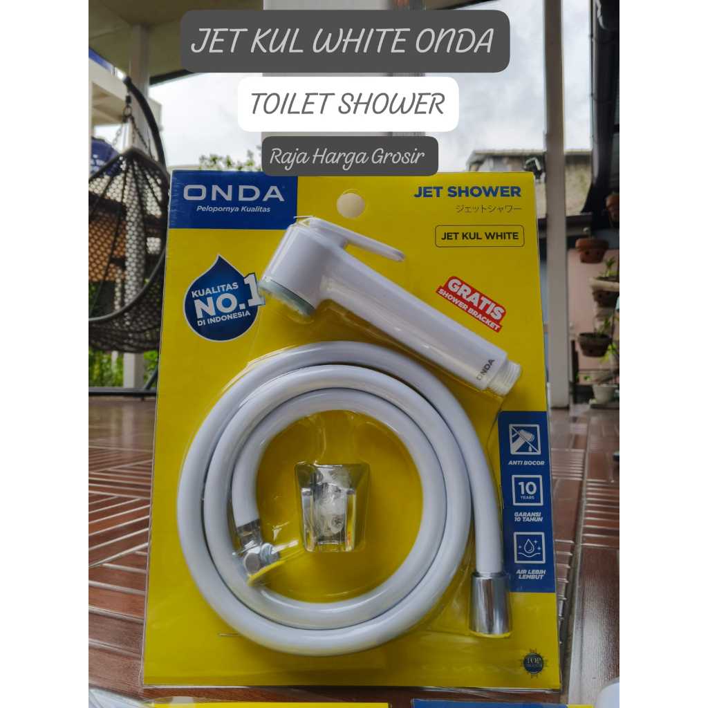 JET SHOWER JET KUL WHITE ONDA TOILET SHOWER // SHOWER TOILET // JET SHOWER TOILET