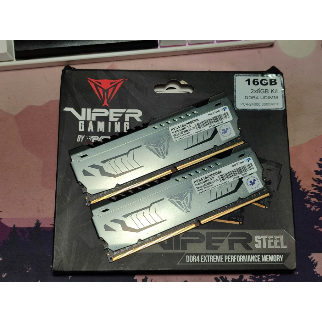 RAM PARTIOT VIPER 16GB (2X8GB) DDR4 3000Mhz