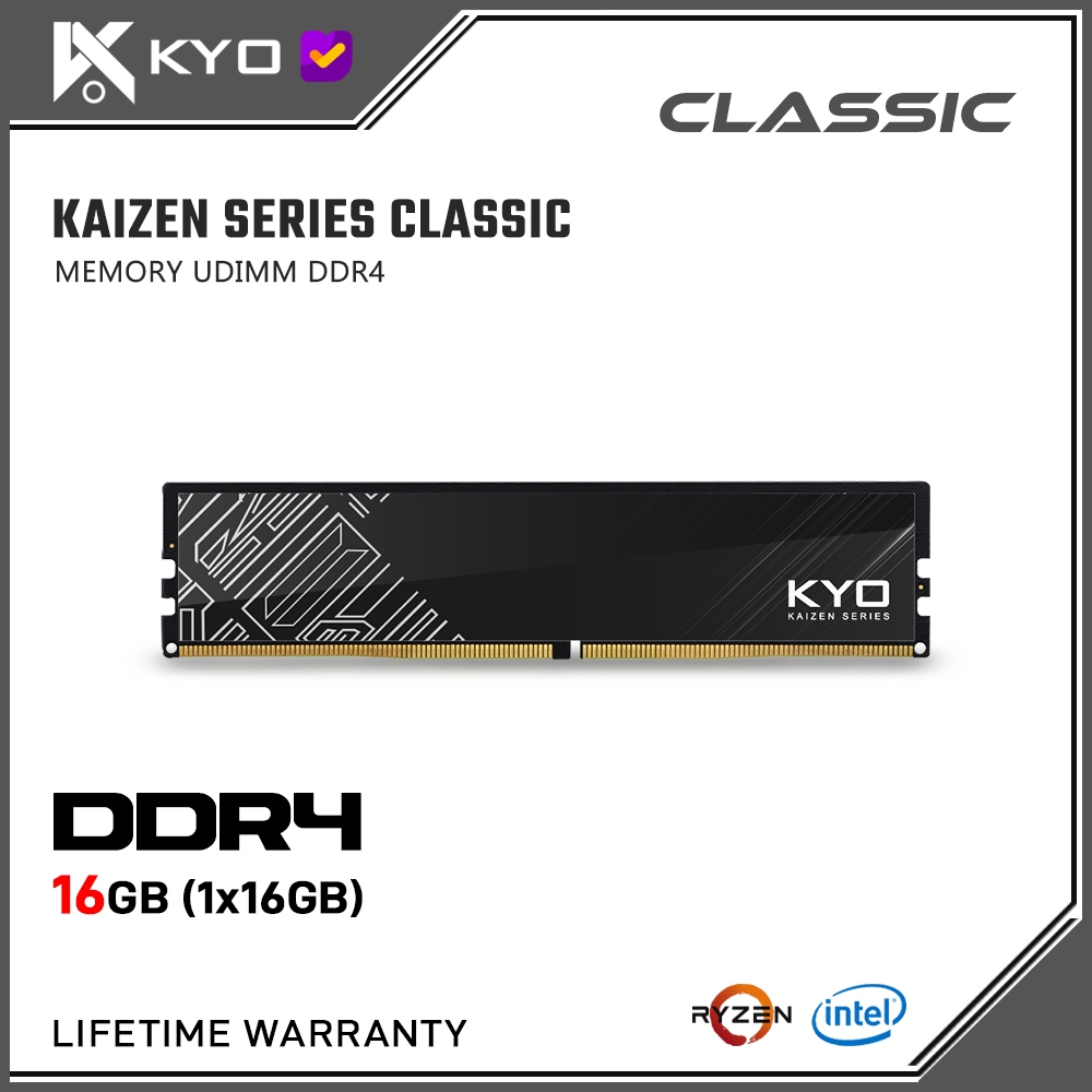 KYO Kaizen Memory RAM DDR4 16GB (1x16GB) 2666 3200 MHz PC21300 PC25600 RAM PC DDR4 16GB