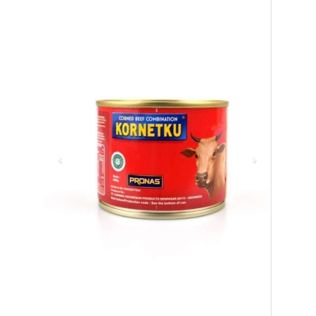Kornet Pronas kecil 200g / Kornetku Corned Beef 200gram / Kornet Pronas kecil 200g / Kornetku pronas