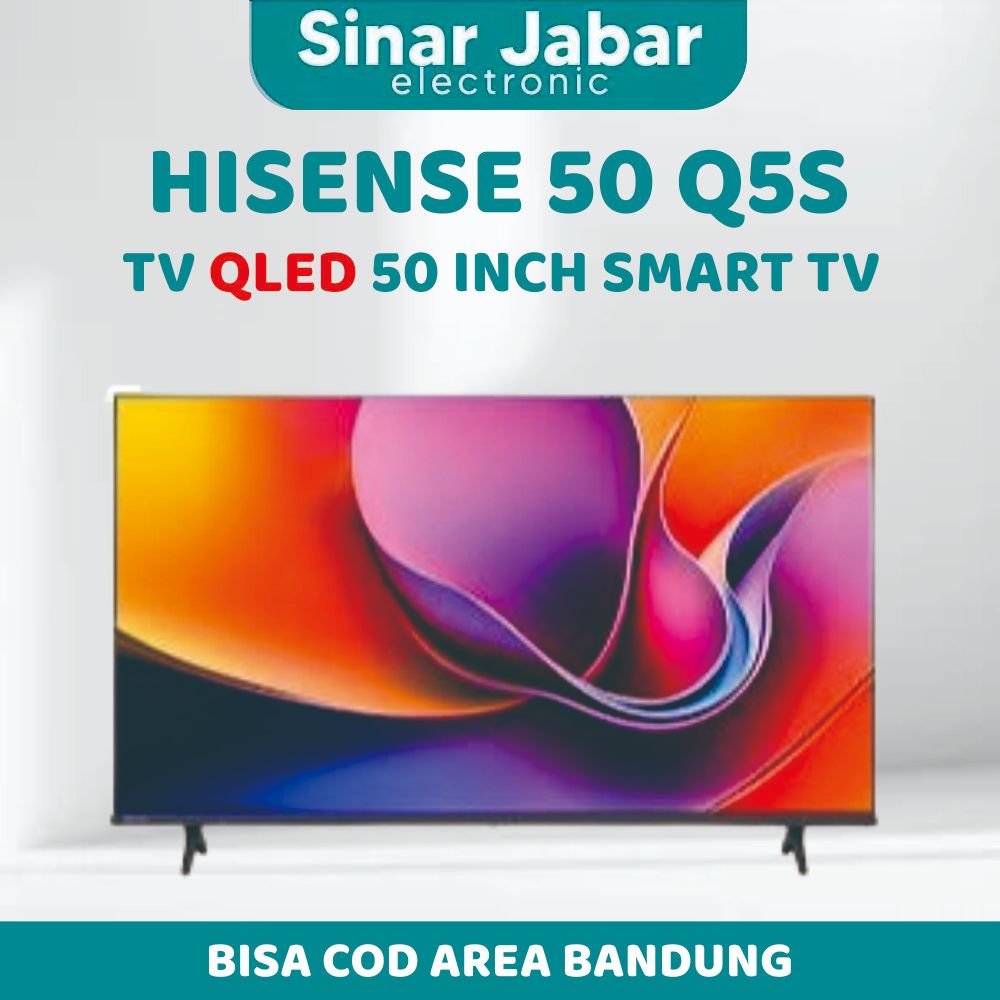 TV HISENSE SMART TV 4K 50INCH 50 Q5S GARANSI RESMI QLED