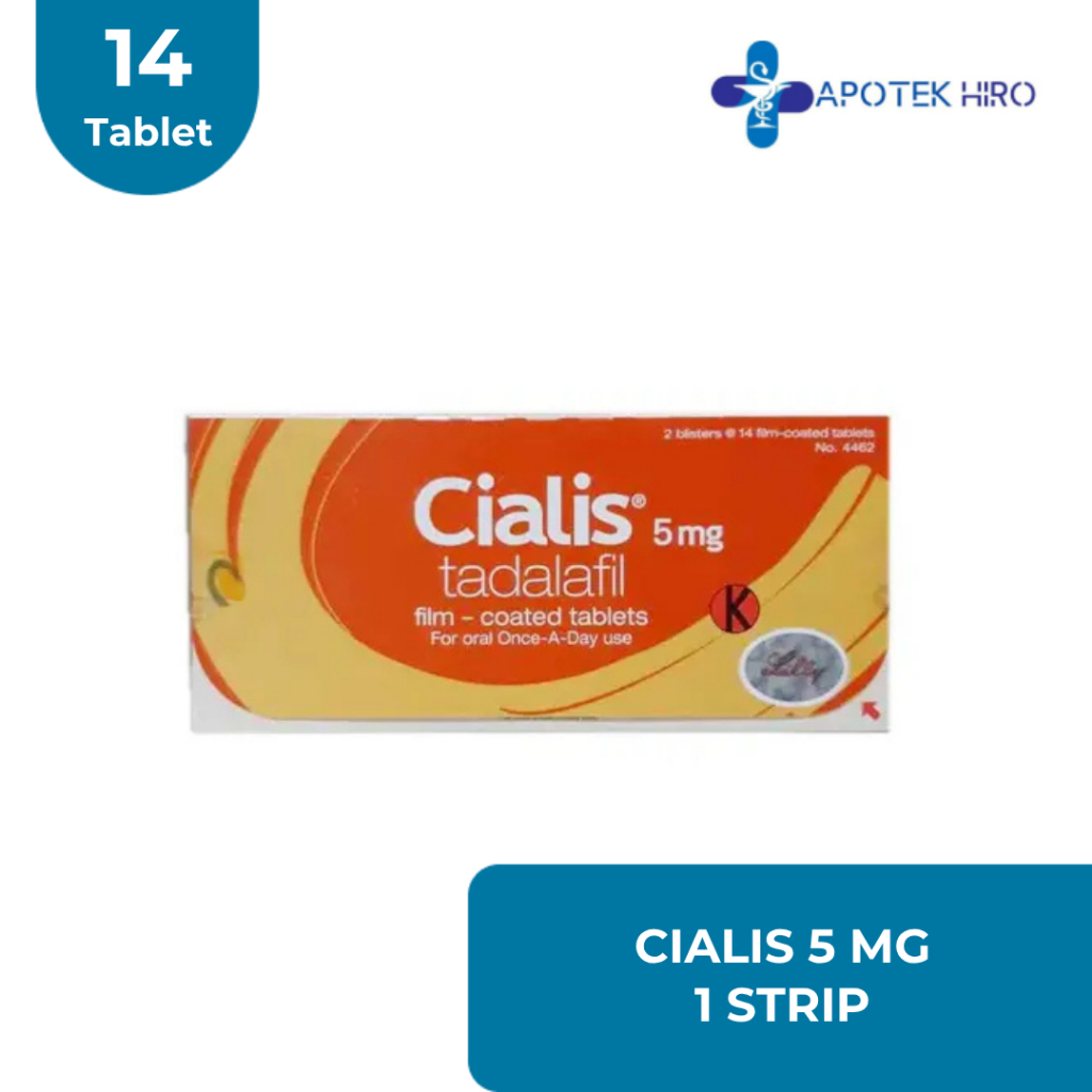 CIALIS 5 MG 1 BLISTER @ 14 TABLET SALUT SELAPUT