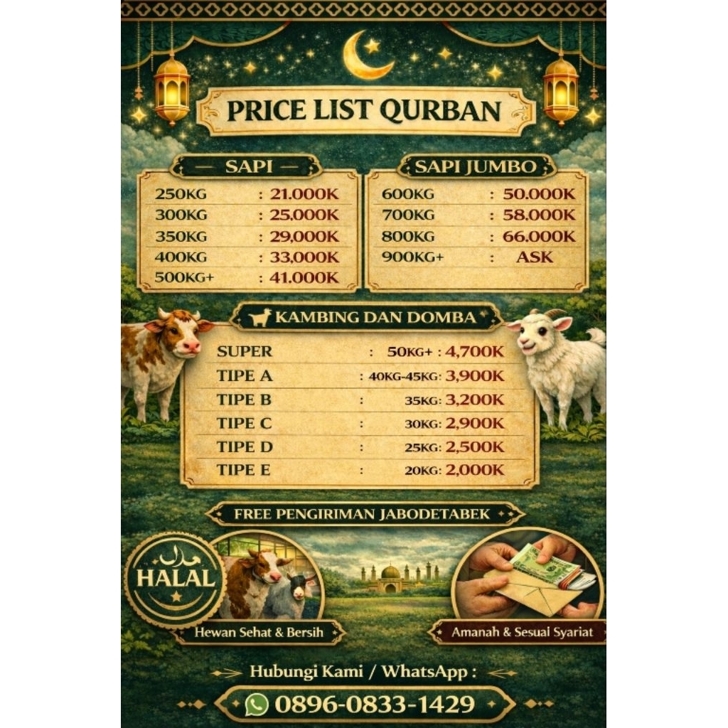 Hewan Qurban , Sapi , Kambing , Link Resi , Jual Sapi hidup , Jual Kambing hidup ,