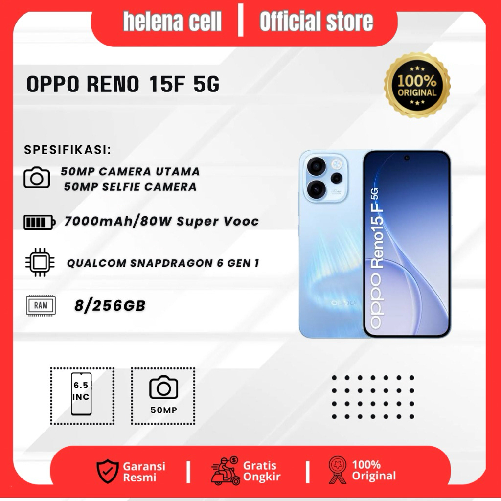 Oppo Reno 15F 5G Ram 8/256GB